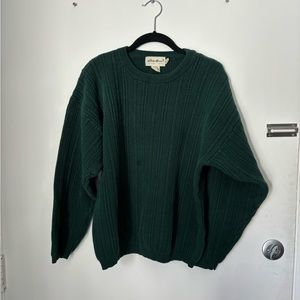 Dark green Eddie Bauer sweater